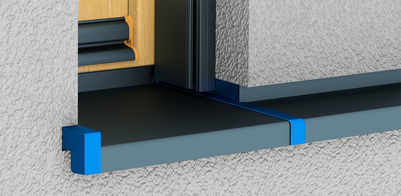 Bug window sill in the window sill system 500