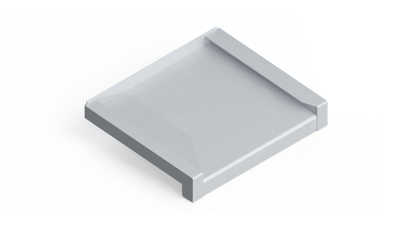 Gleitabschluss mit Fensterbank