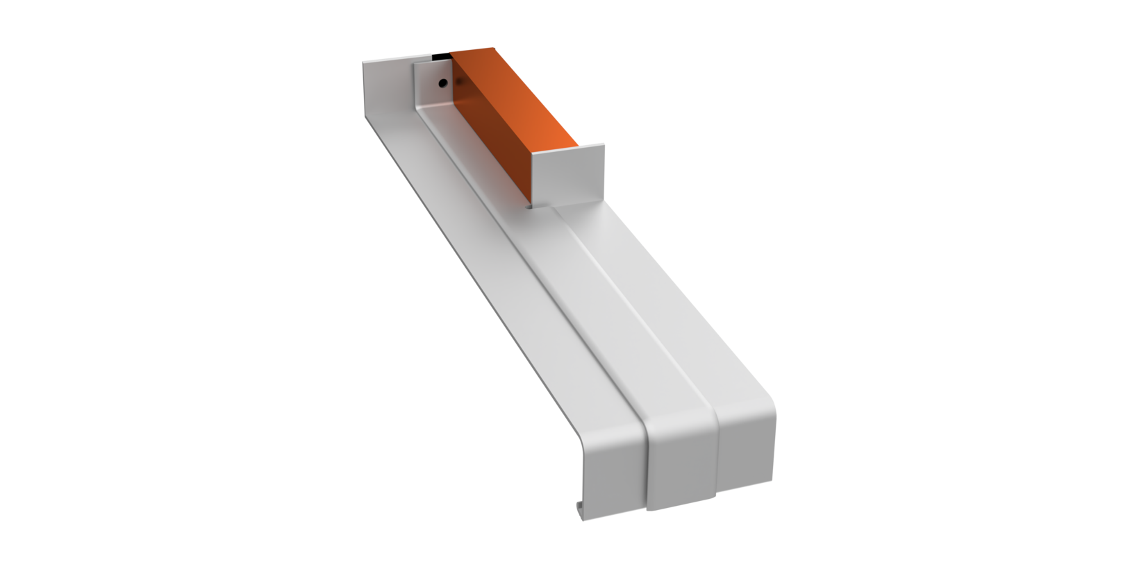 P 500 mit verbundenen Komponenten für die Gesimsabdeckung