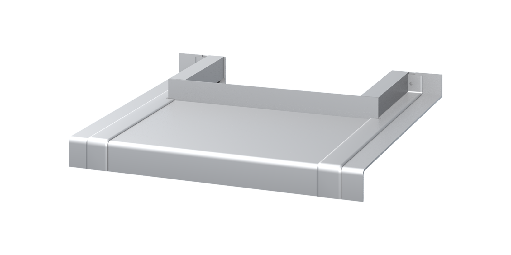 gesamtes Gesimsblech zusammengesteckt