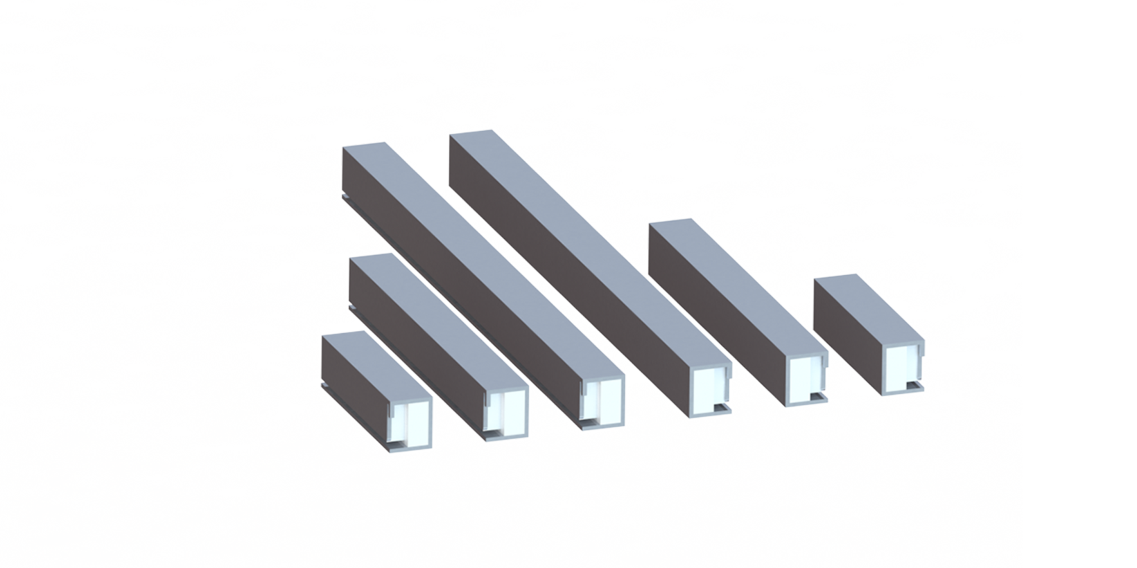 Pfeileraussparung P 500 in verschiedenen Längen