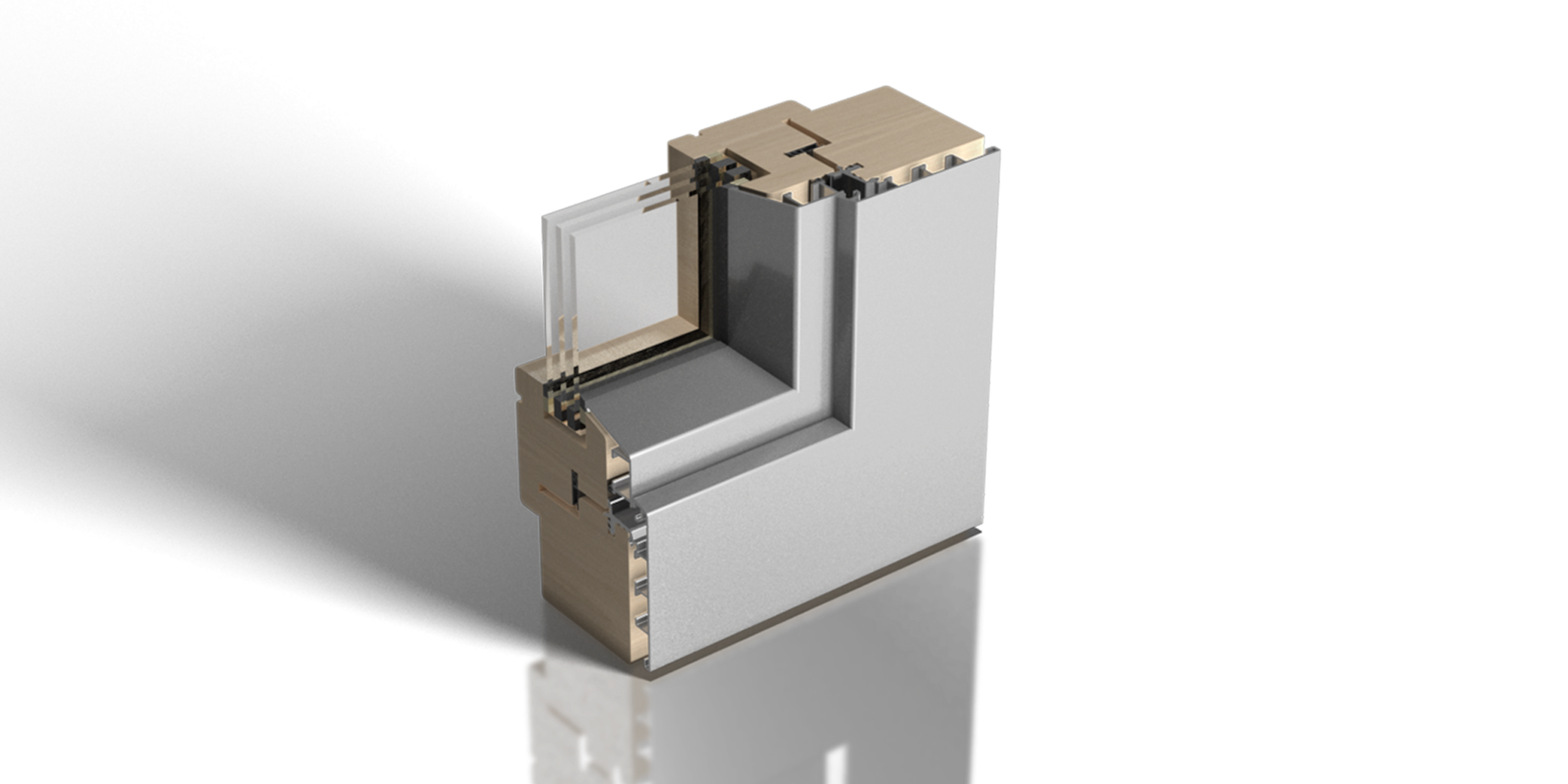 Vienna windows with aluminium profiles 