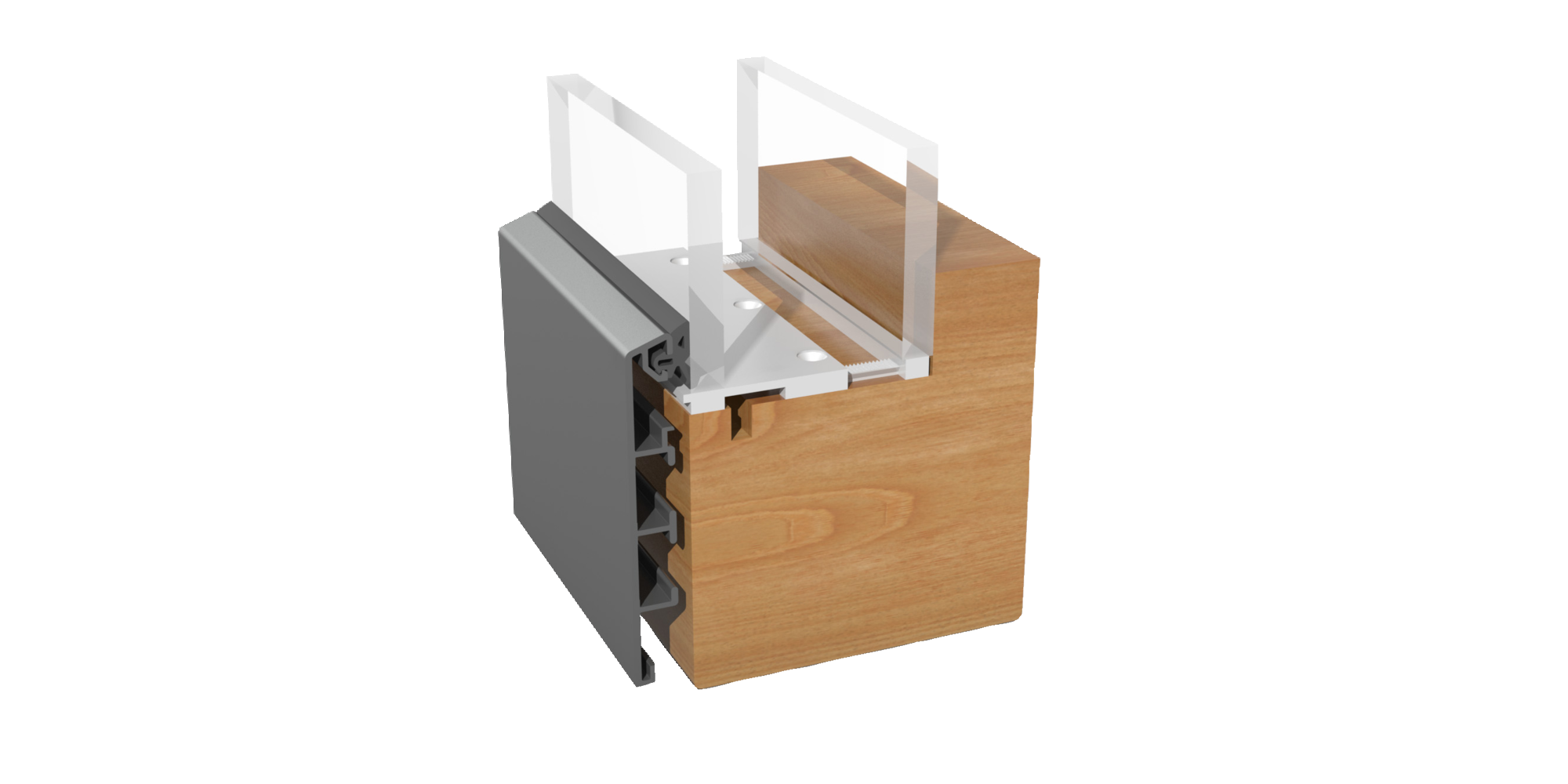 Accessories for wood-aluminium windows from BUG