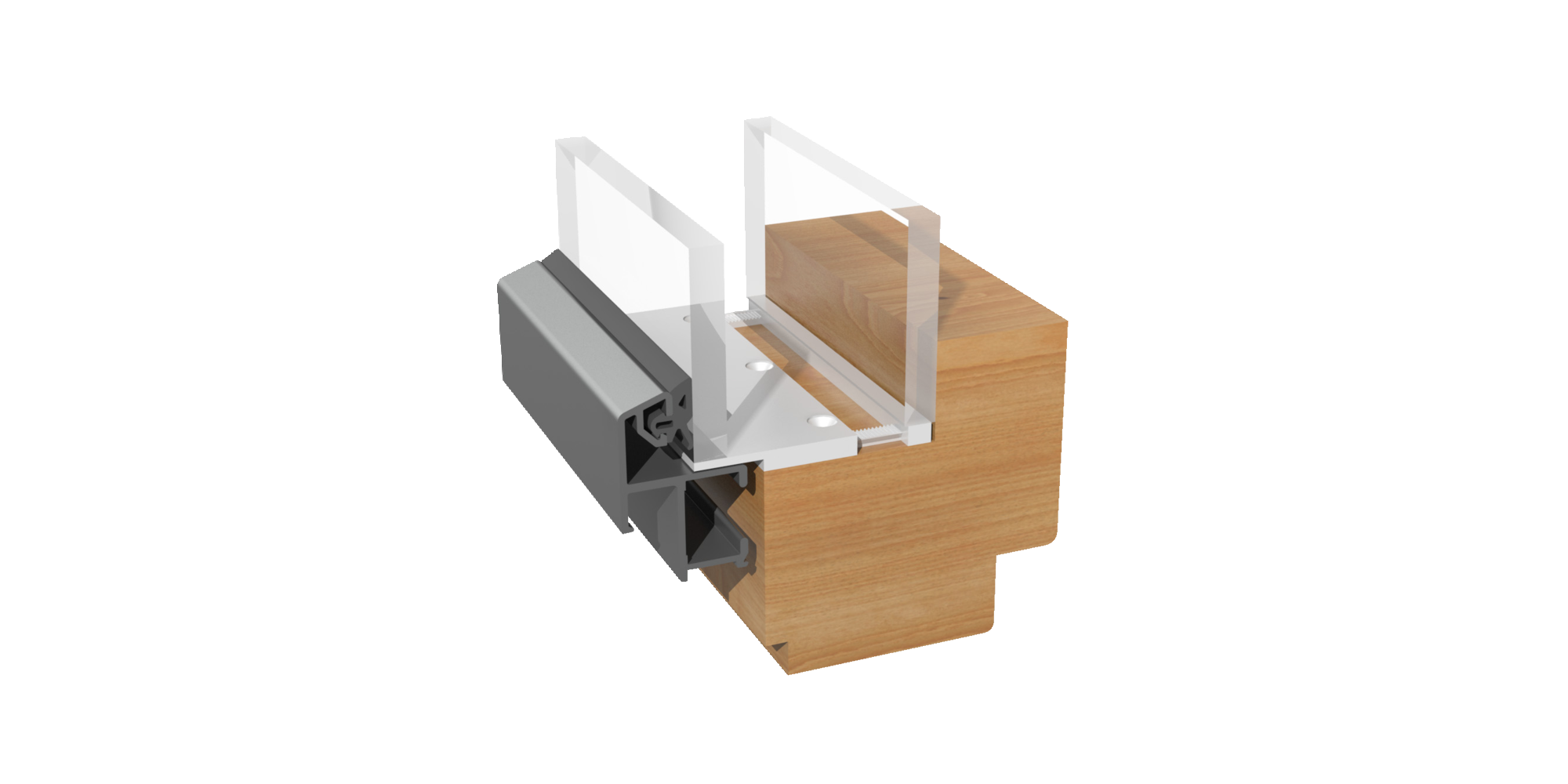 Accessories for wood-aluminium windows from BUG