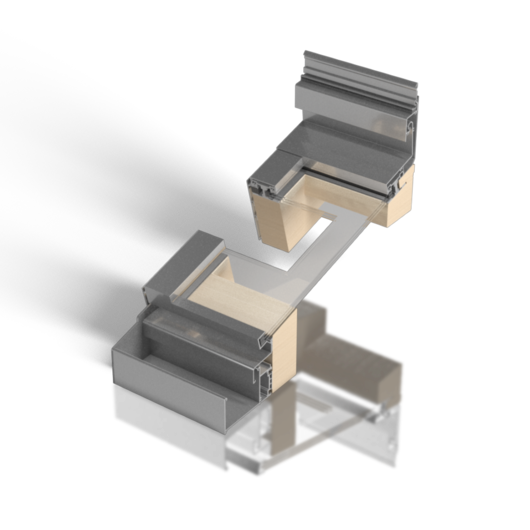 Aluminiumprofil für das Überdachungssystem von BUG