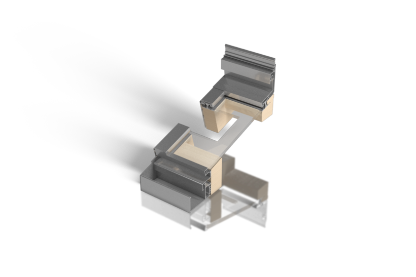 Aluminium profile for the BUG roofing system