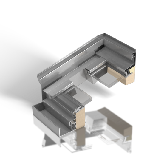 Aluminiumprofil für das Wintergartensystem von BUG