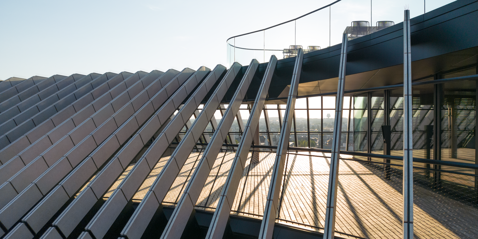 Fassadenansicht der Post Luxembourg-Gare