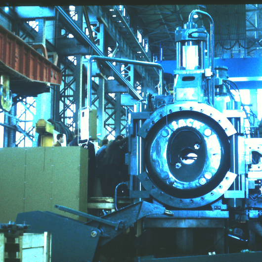 BUG am Standort in Vogt - Installierte Stangenpresse P35