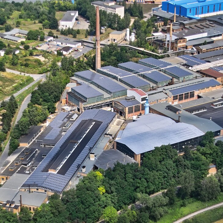 Aerial view of the BUG location in Hettstedt