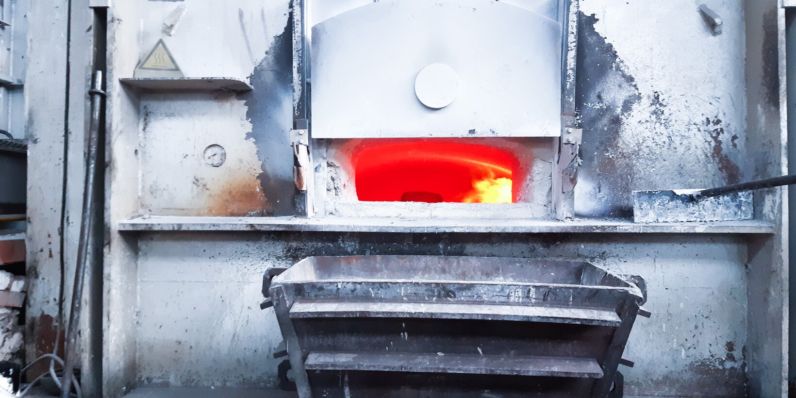 Eigener Gießerei Ofen am Standort in Hettstedt